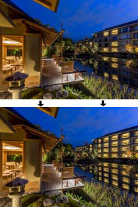 ホテル　建築写真