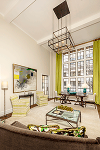 ニューヨーク　リビングルーム